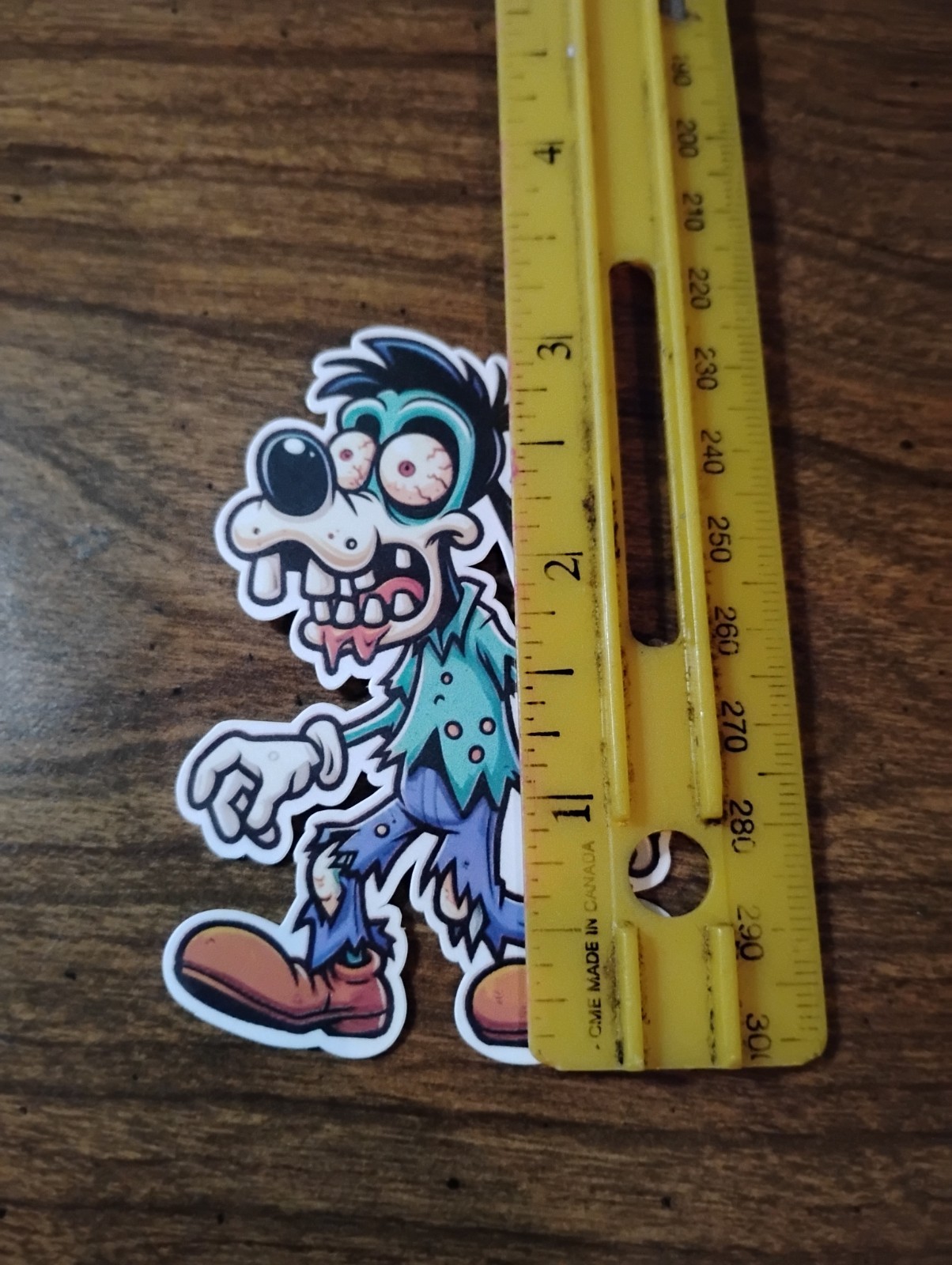 Zombie Goofy Humor Funny Vinyl Decal Sticker