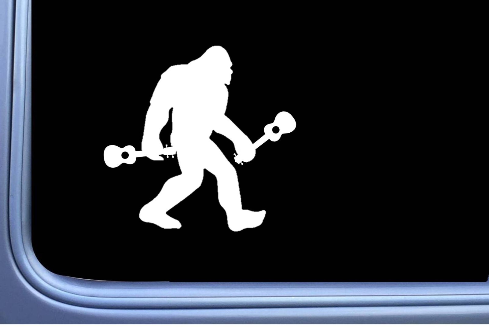 Bigfoot Ukulele Decal OS 433 6" sasquatch sticker