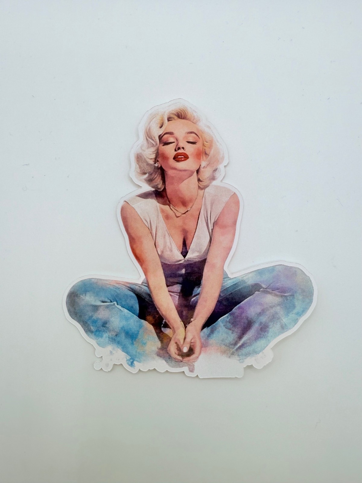 Brand New Gorgeous Hollywood Actress Marilyn Monroe 3.5" by 3.5" Sticker