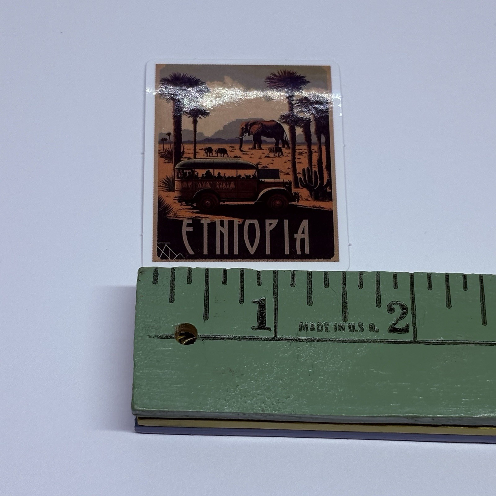 Ethiopia Safari Sticker Travel Animal Art Decal Vinyl Country Souvenir Tc9