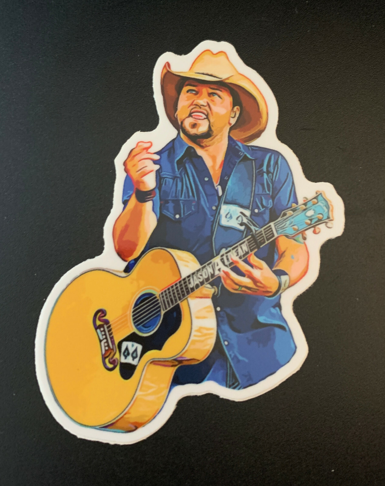 Jason Aldean Country Music Vinyl Car Premium Decal Vinyl Sticker 3in
