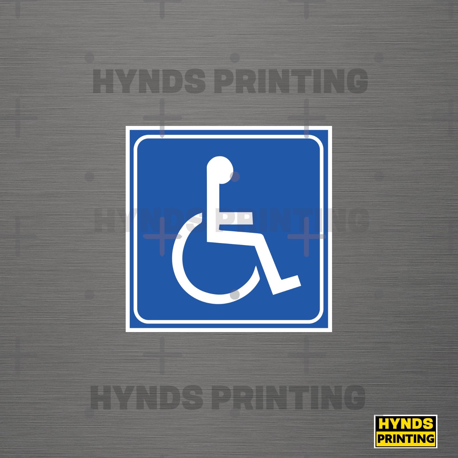 Handicap decal , Weatherproof Vinyl Decal