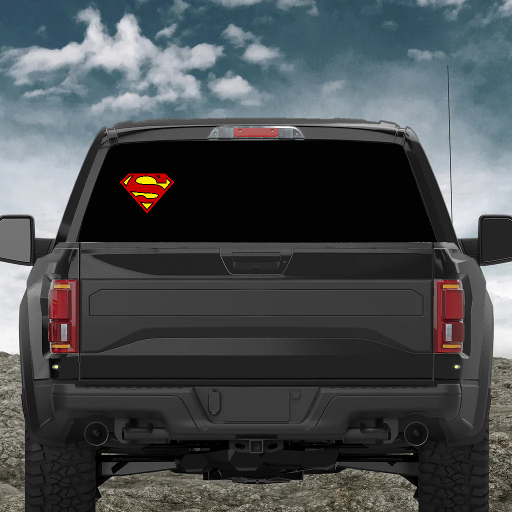 SUPERMAN DECAL STICKER MADE IN USA TRUCK BIKE HELMET VEHICLE WINDOW WALL CAR 01