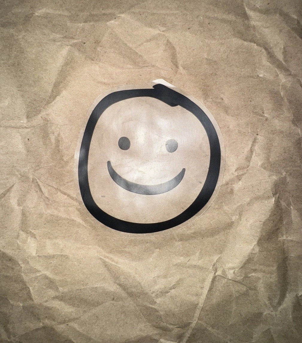 Smiley Face Vinyl Die Cut Decal Sticker – Vintage Retro Happy Smile