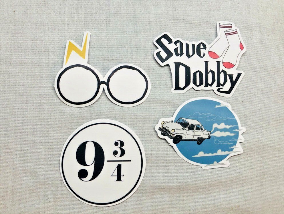 Harry Potter Humor Funny Decal / Sticker Decal Luggage Skateboard- Your Choice!