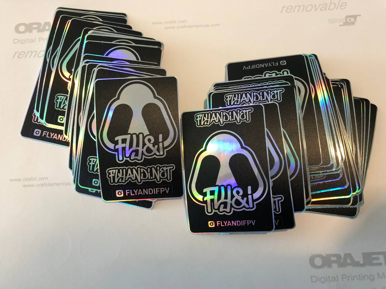 Custom Holographic stickers labels, Holographic vinyl sticker labels Waterproof
