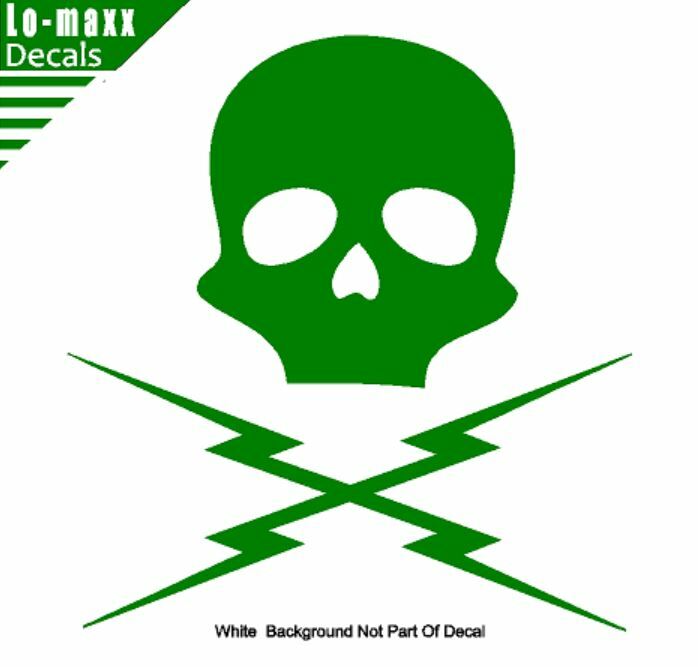 Death Proof Various Sizes & Colors Durable High Performance Die Cut Vinyl Decal