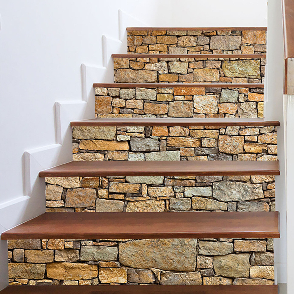 Self-adhesive Staircase Stair Riser Floor Stickers DIY Wall Decal Home Decor