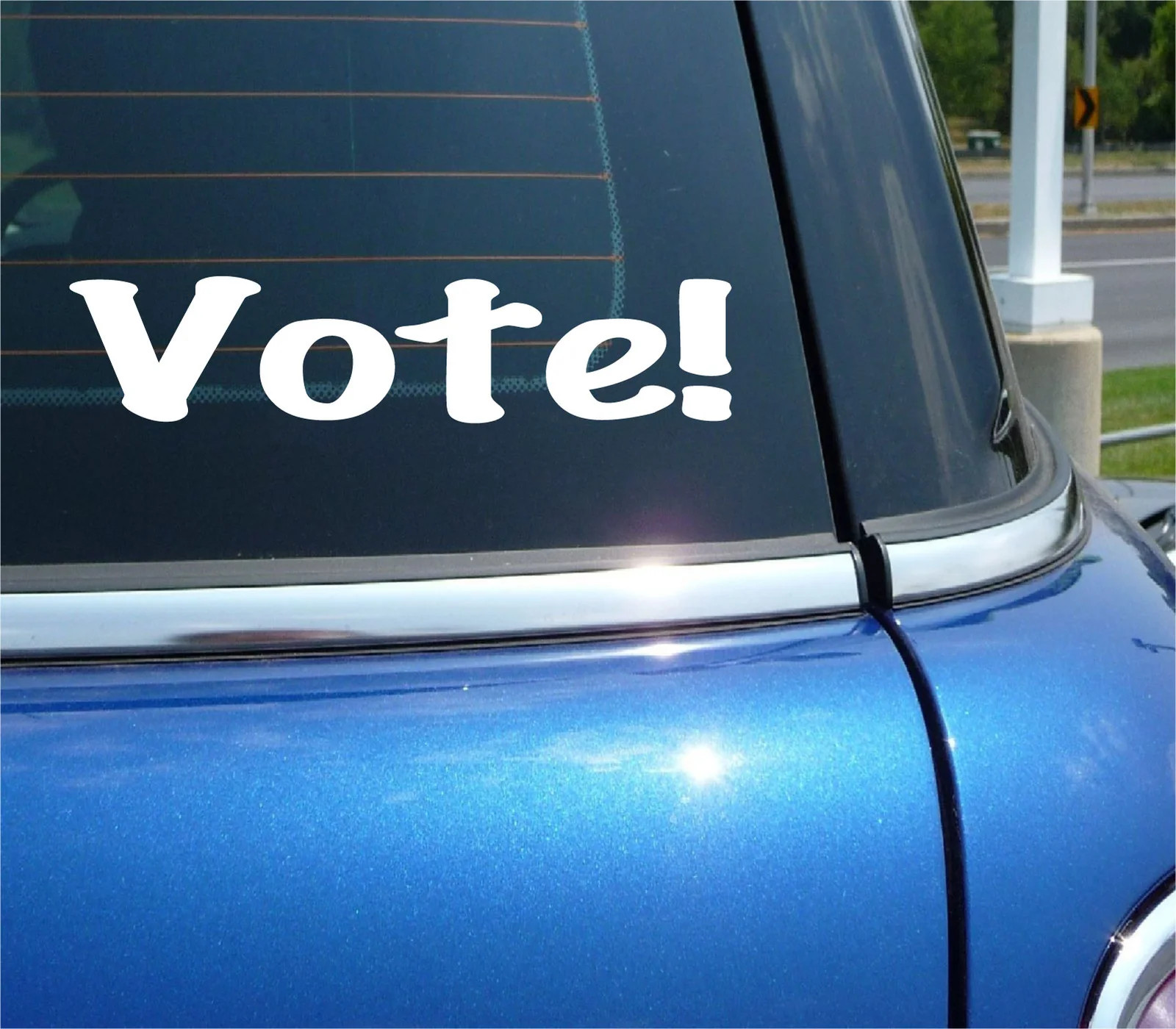 VOTE ELECTION REPUBLICAN DEMOCRAT POLITICS DECAL STICKER FUNNY CAR TRUCK