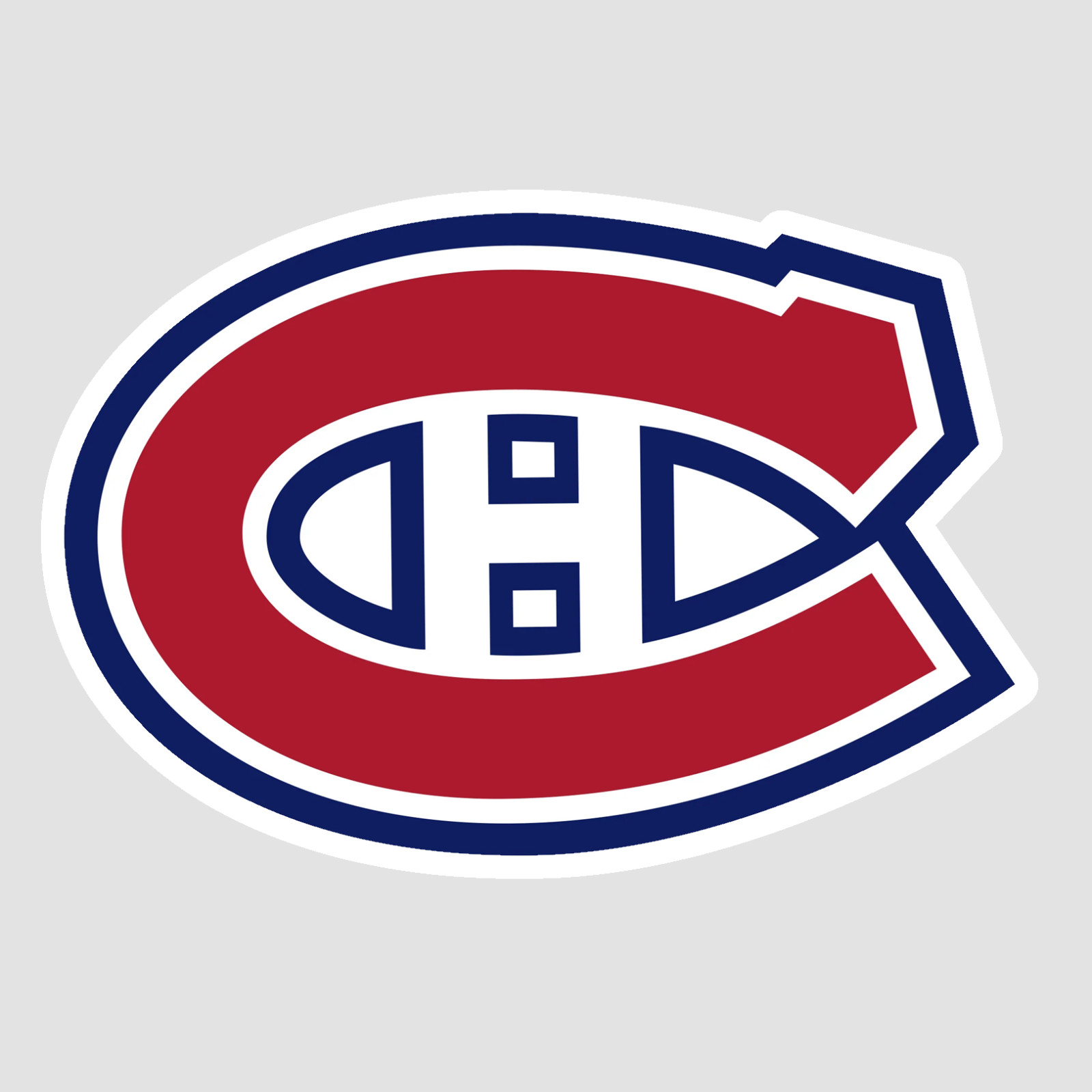 Montreal Red Blue Hockey Weather Resistant Vinyl Sticker/Decal 02