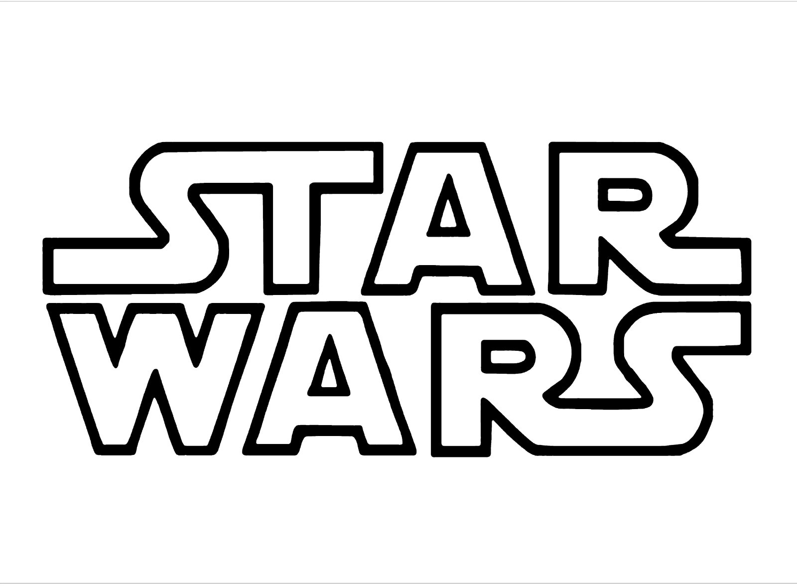 STAR WARS LOGO, Decal Stickers for Cars, Windows, Laptops, Wall, Tablets.