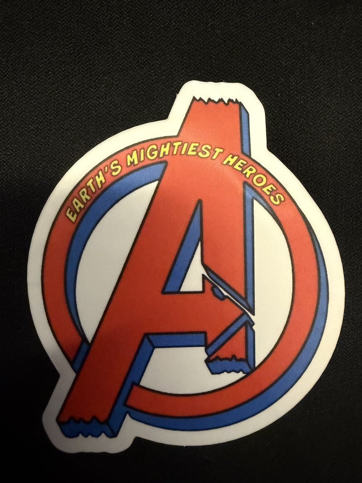 Avengers Marvel Custom Sticker Title Logo Read Description 2 X 3Matte Die