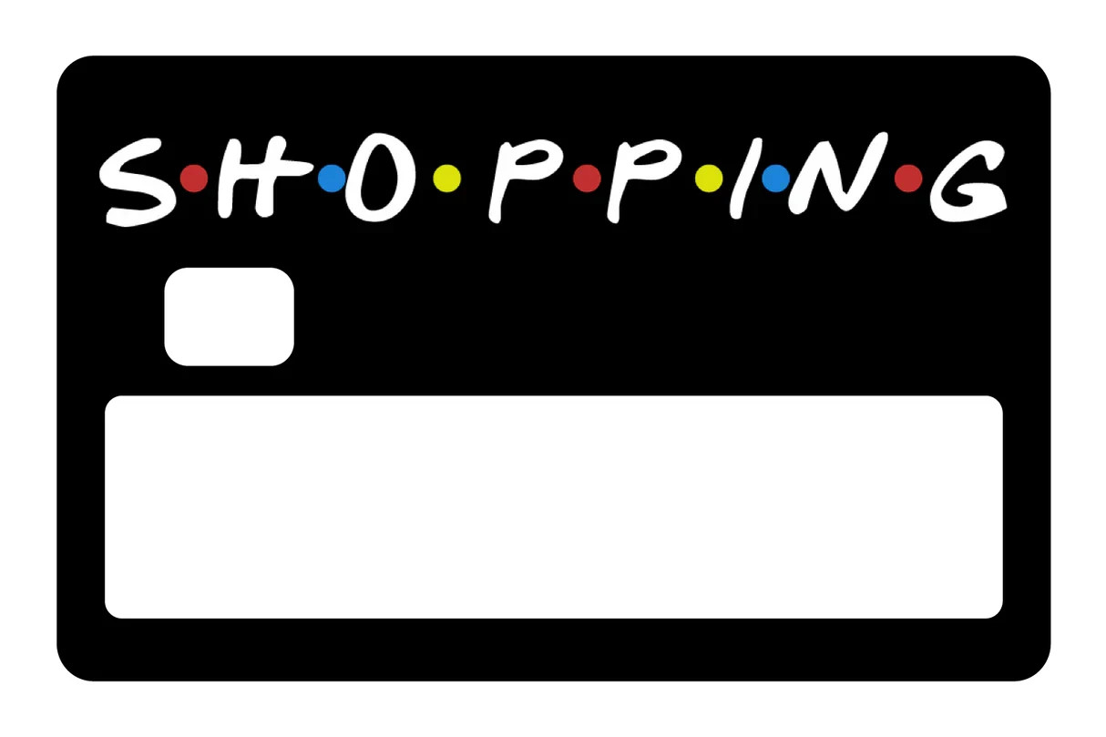 Shopping The One Where There Is No Limit Card Skin 4 Pack All Cutouts Decal