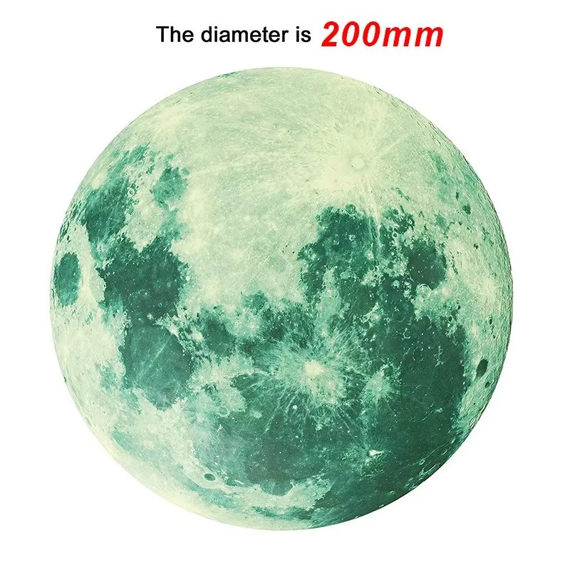 103PCS Glow in the Dark Moon Stars Wall Stickers Kids Bedroom Ceiling