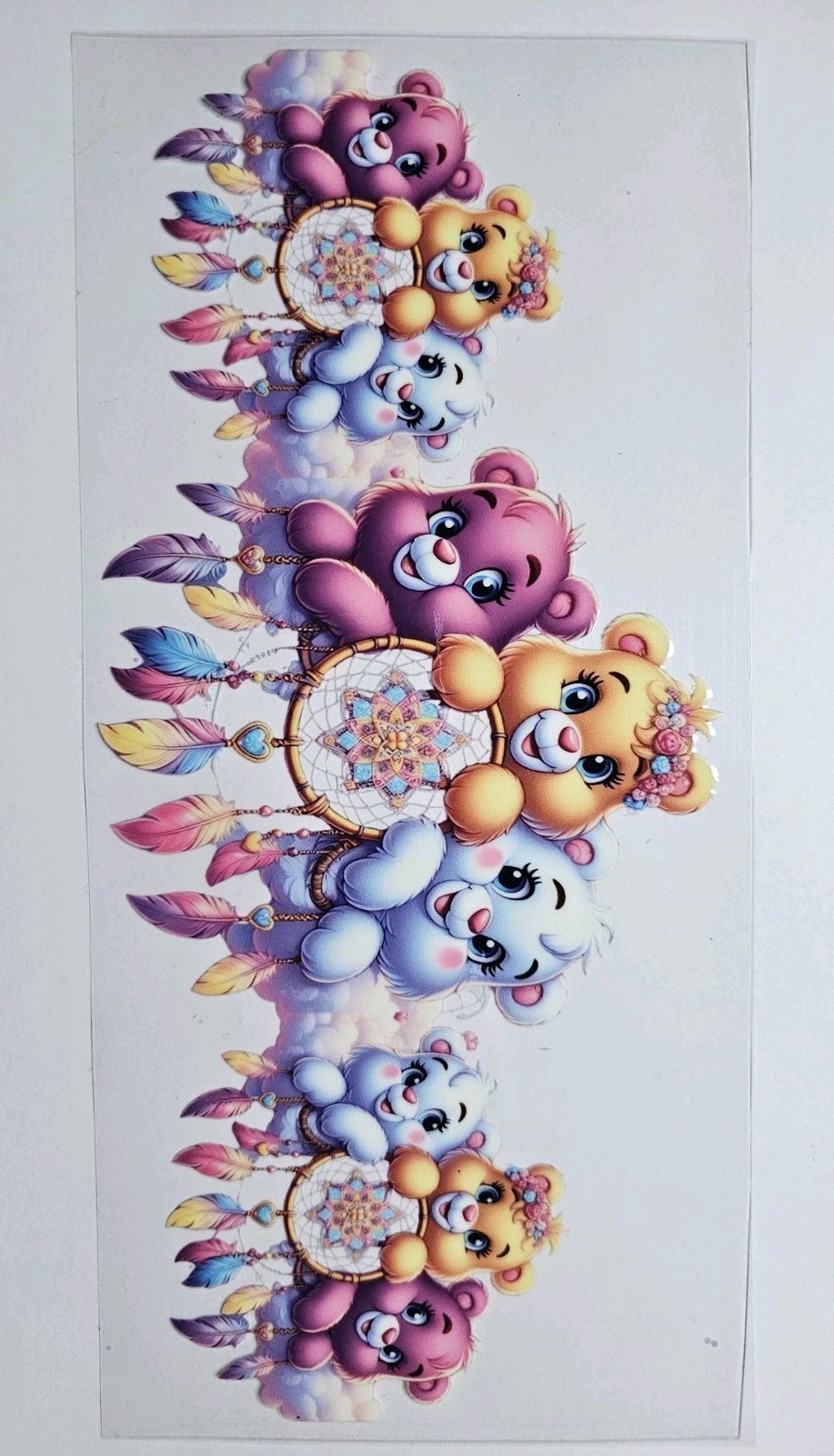 Care Bears UV DTF Transfer Sticker Wrap Tumbler UVDTF BUY 10+ COMBINED SHIPPING