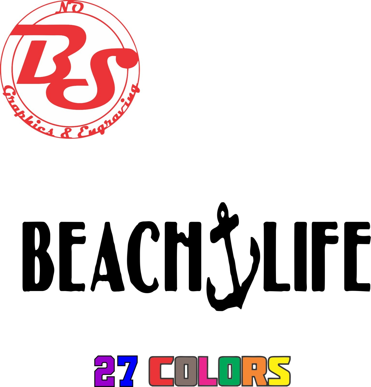 6" Beach Decal Ocean Salty Life Tropical Car Mermaid Sand Sea Palm Tree noBS