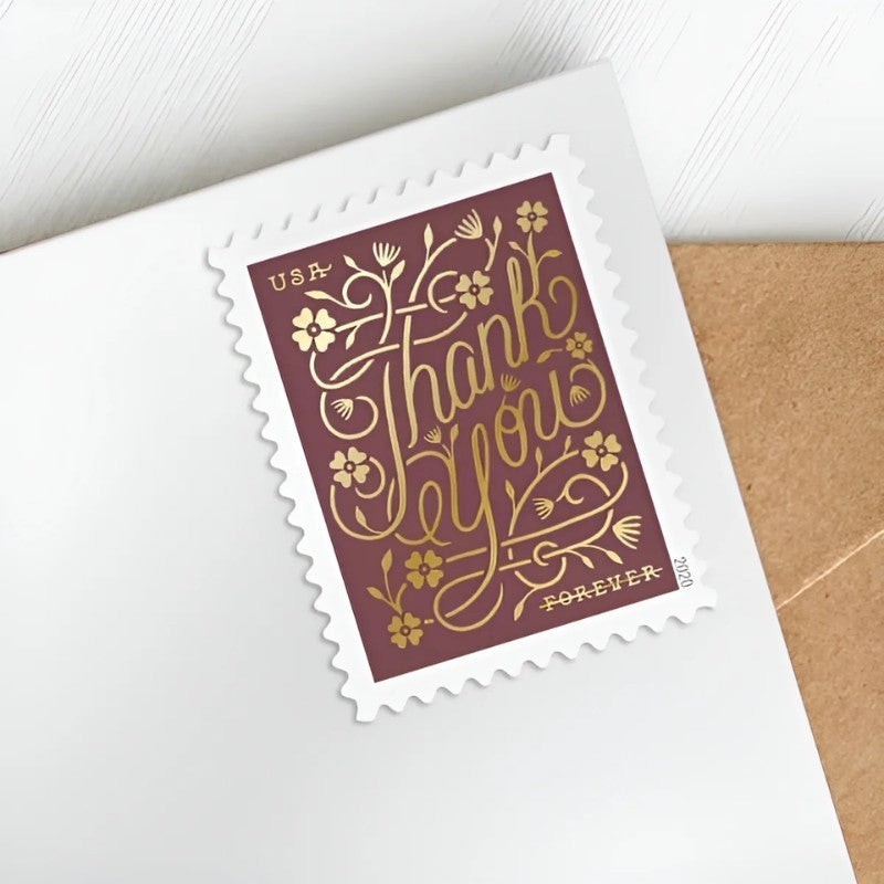 USPS Forever Postage Stamps Thank You 2020 – Sheet of 20 Stamps