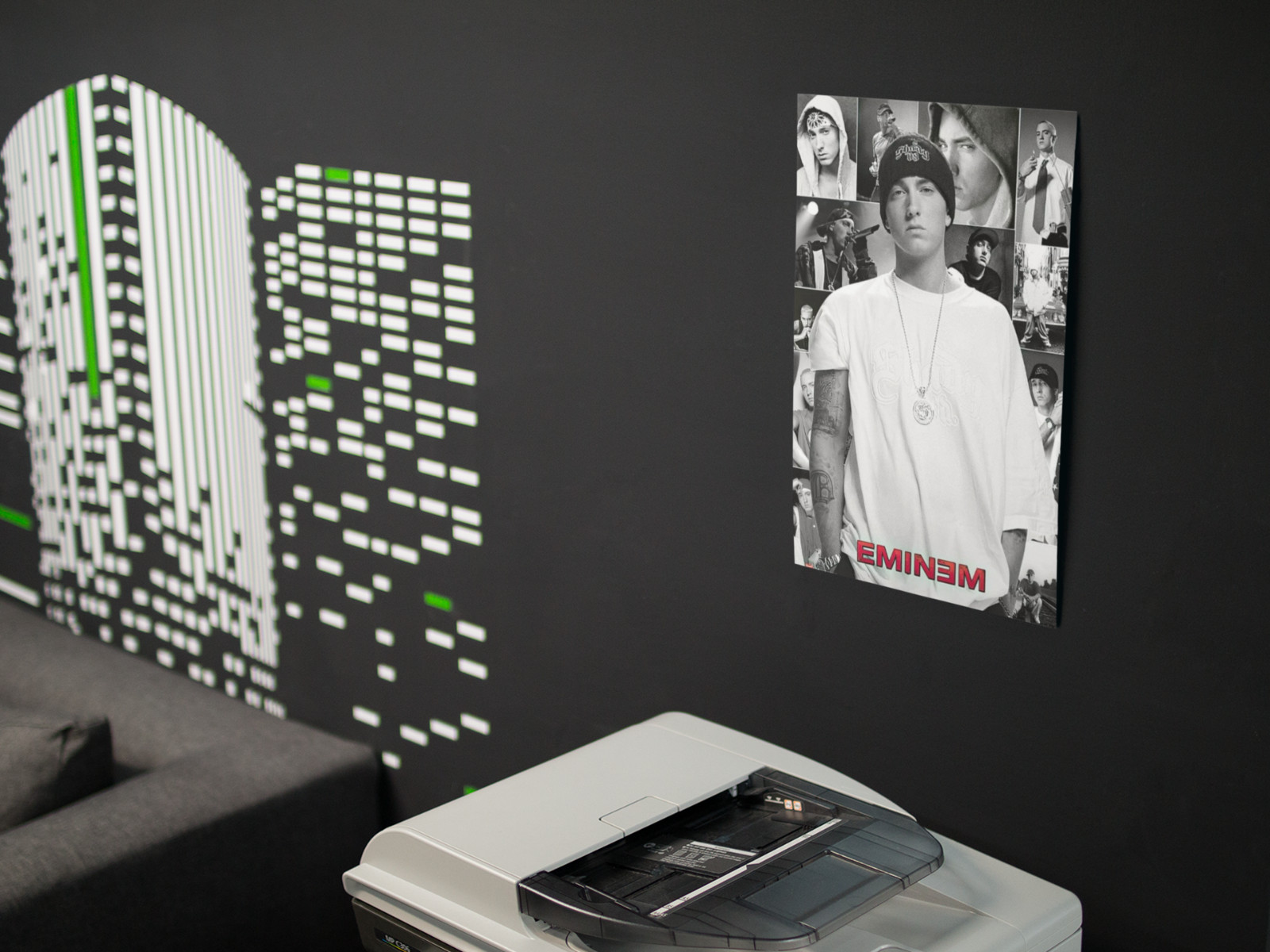 The Slim Shady Eminem Graphic Music Wall Decal Poster Removable Adhesive Backing