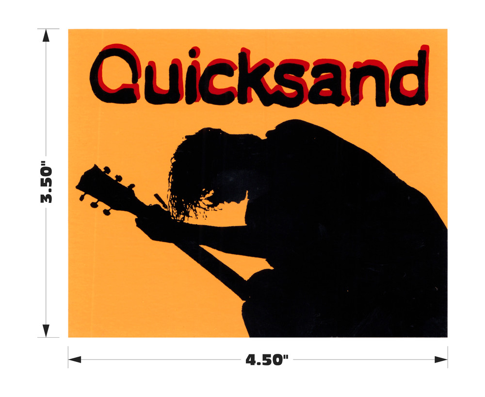 Sticker – Quicksand 1990s Post Hardcore Alt Rock Music Band VINTAGE STOCK