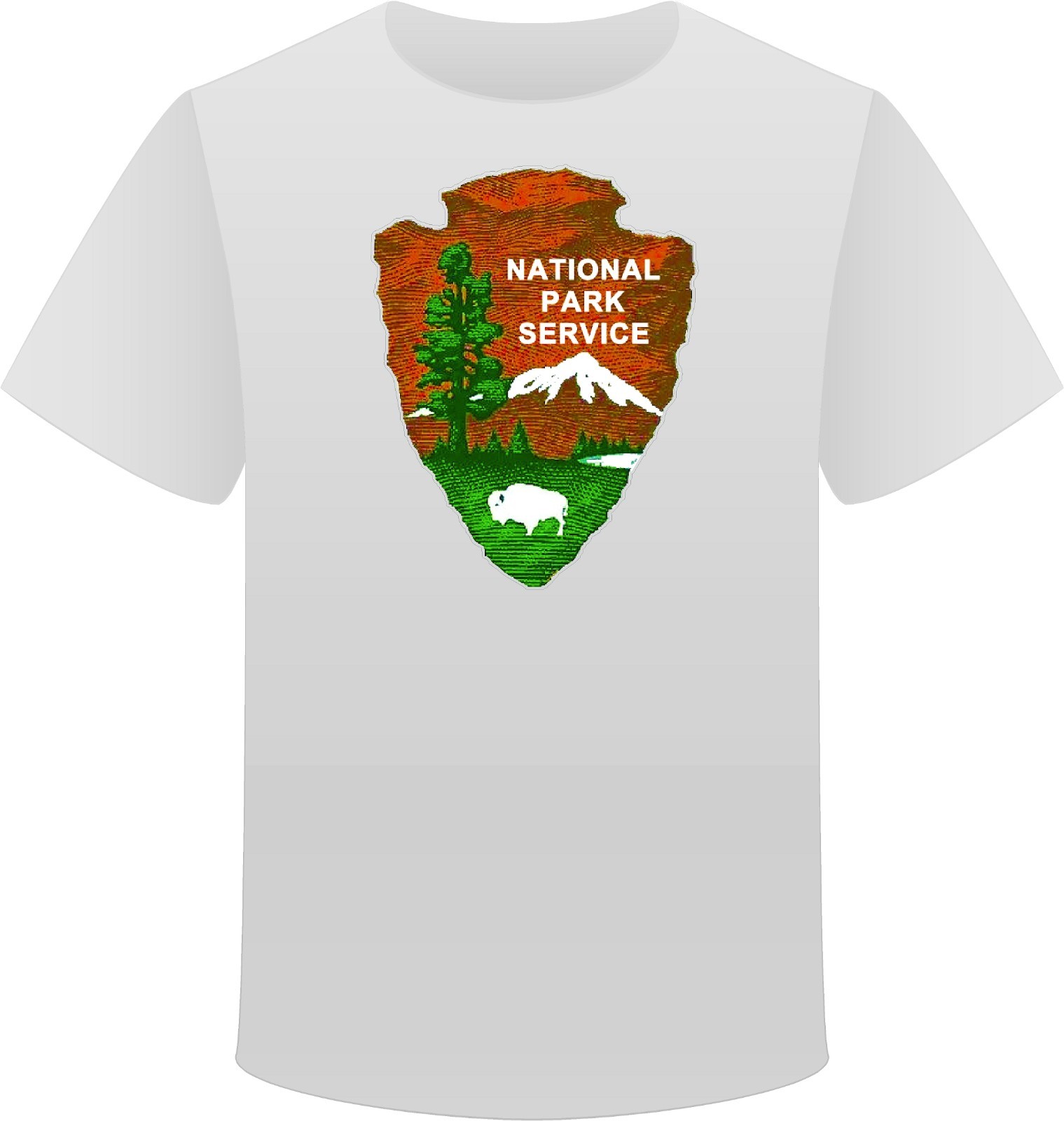US National Park Service Tee Shirt, T-Shirt