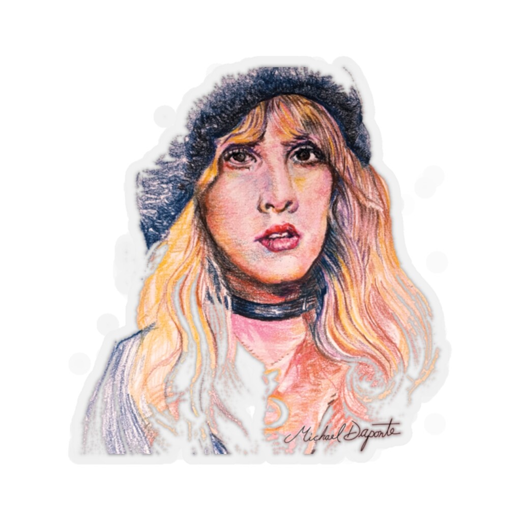Stevie Nicks art cut Stickers