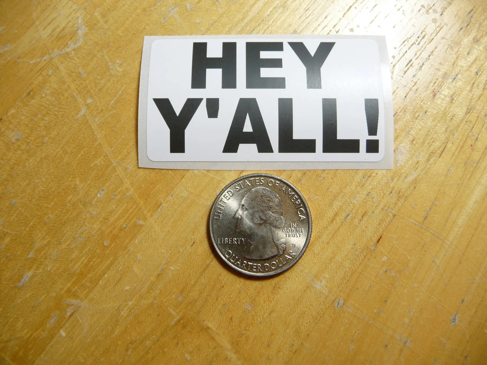 HEY YALL STICKER DECAL 1 – 50 BULK PACK FUNNY SOUTH SOUTHERN COUNTRY