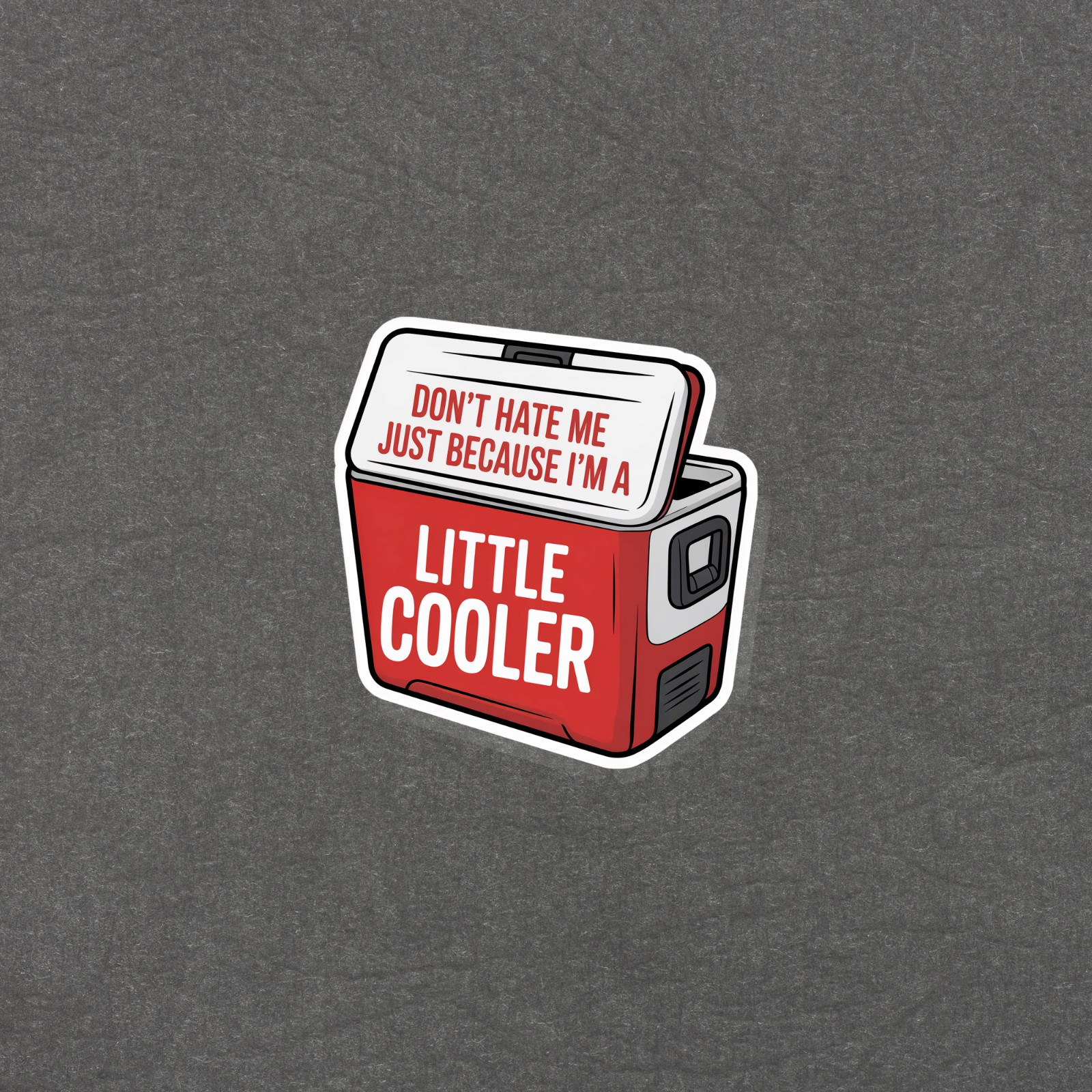Funny Little Cooler Vinyl Sticker Waterproof Decal for Laptop Water Bottle #6492