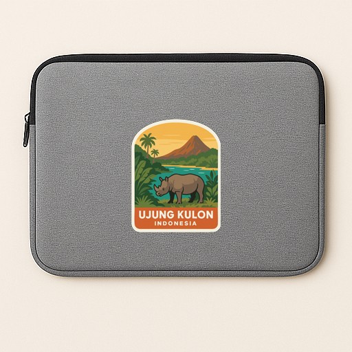 Ujung Kulon Indonesia Iron On Heat Transfer Vinyl HTV World National Parks