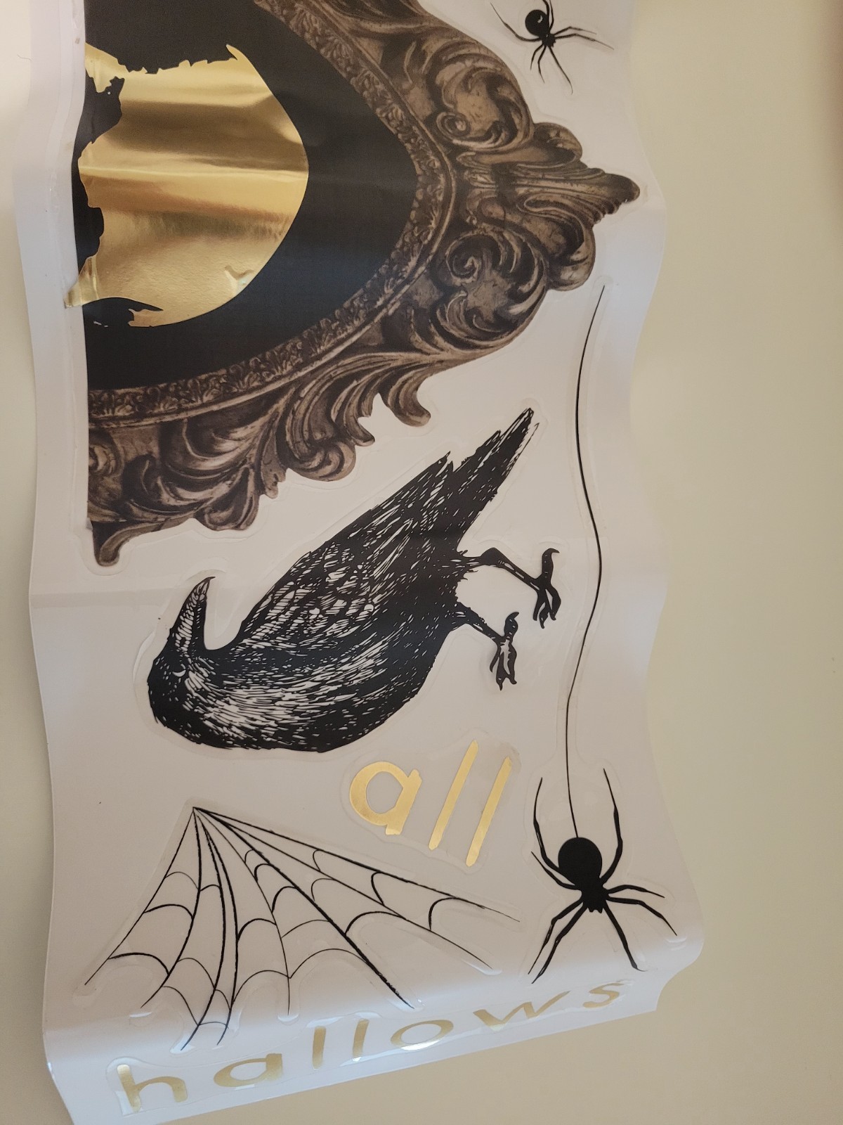 Impact Innovations Halloween Foil Accents Peel & Stick Wall Art