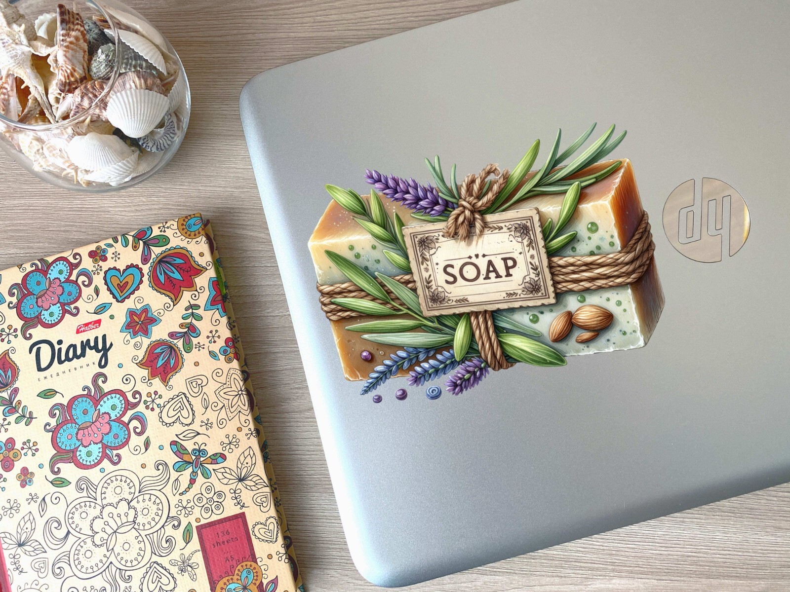 Lavender Soap UV DTF Transparent Sticker / Decal