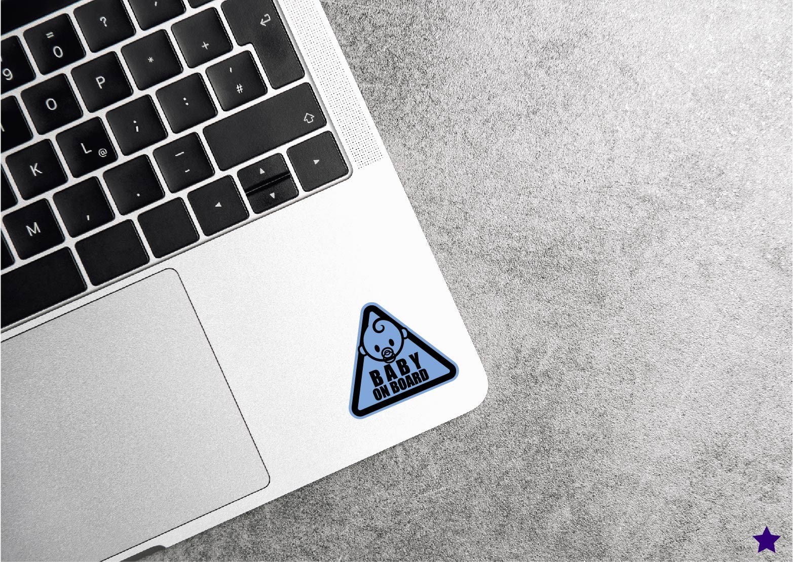 Baby On Board Triangle Decal Sticker Kids Parenting Car Warning Safety Drive Slo