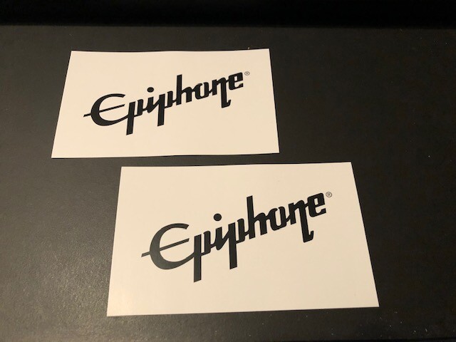 Epiphone Guitar Sticker Case Candy 3×5 2pc Set