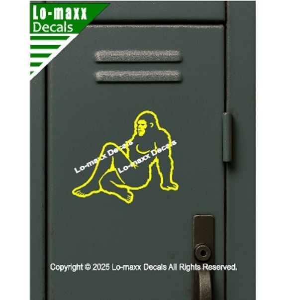 Sassy Squatch Bigfoot Vinyl Decal Funny Die Cut Sticker for Car Laptop Toolbox