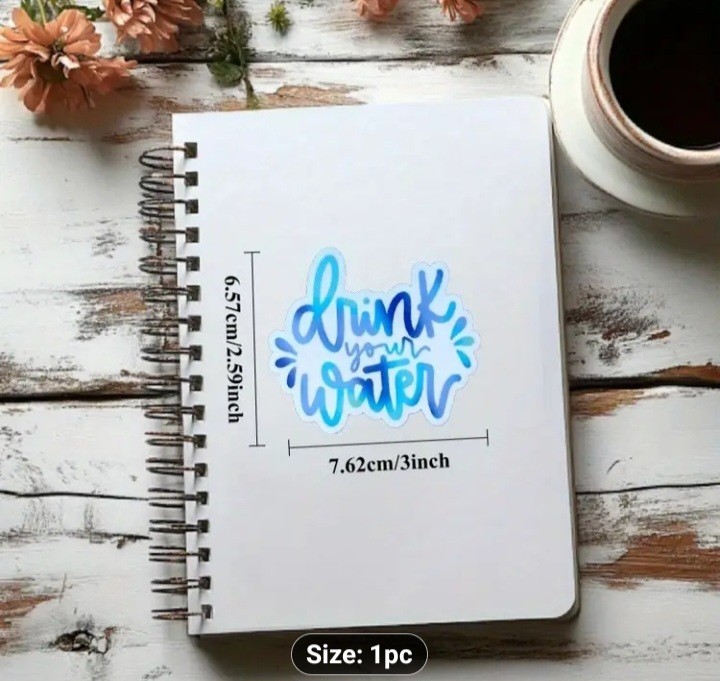 Drink Your Water Decal