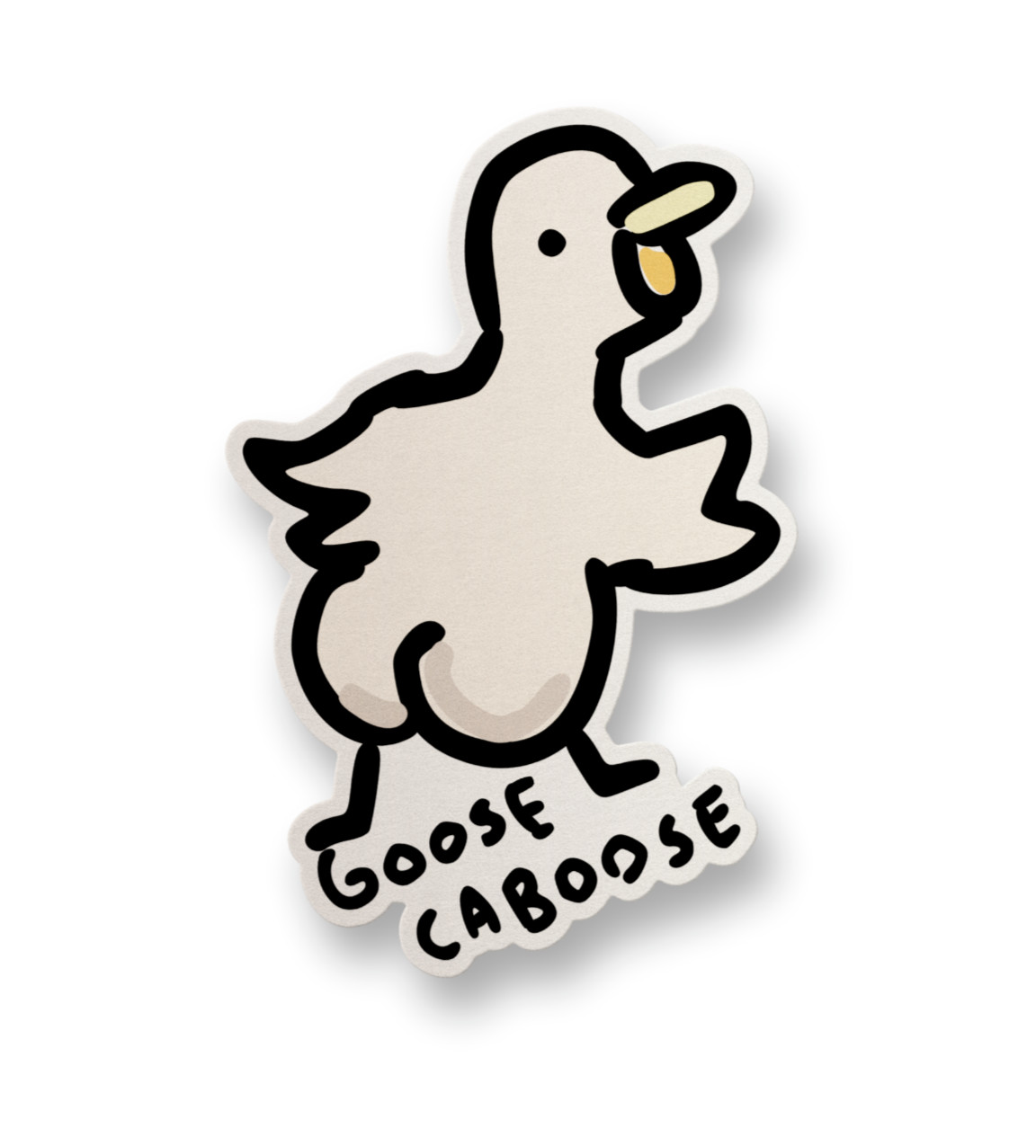 Goose Caboose Vinyl Sticker Funny Sticker Decal Water Bottle Sticker Decal