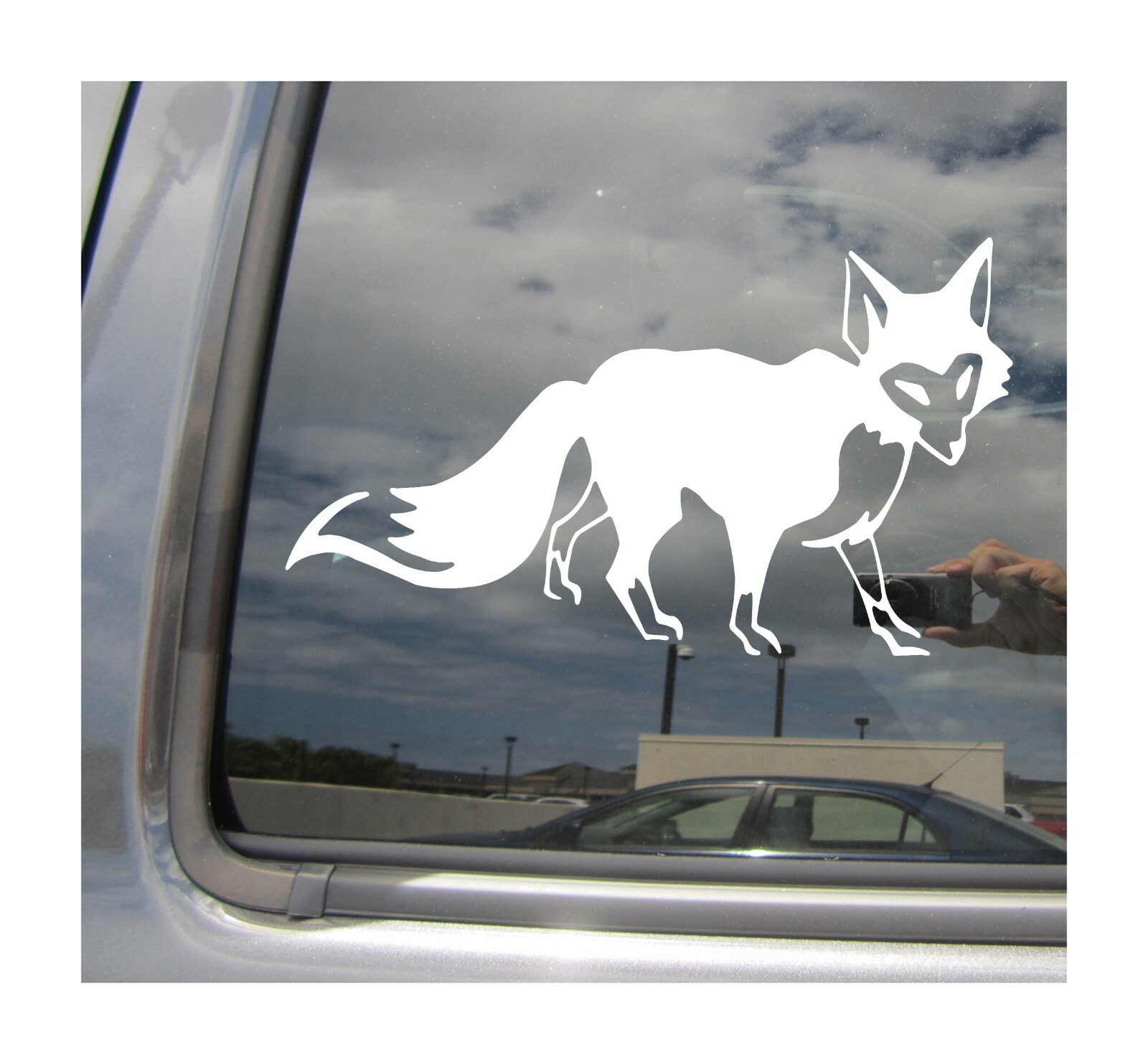Red Fox – Vulpes Orange Red Fur – Laptop Car Bumper Vinyl Decal Sticker 01287