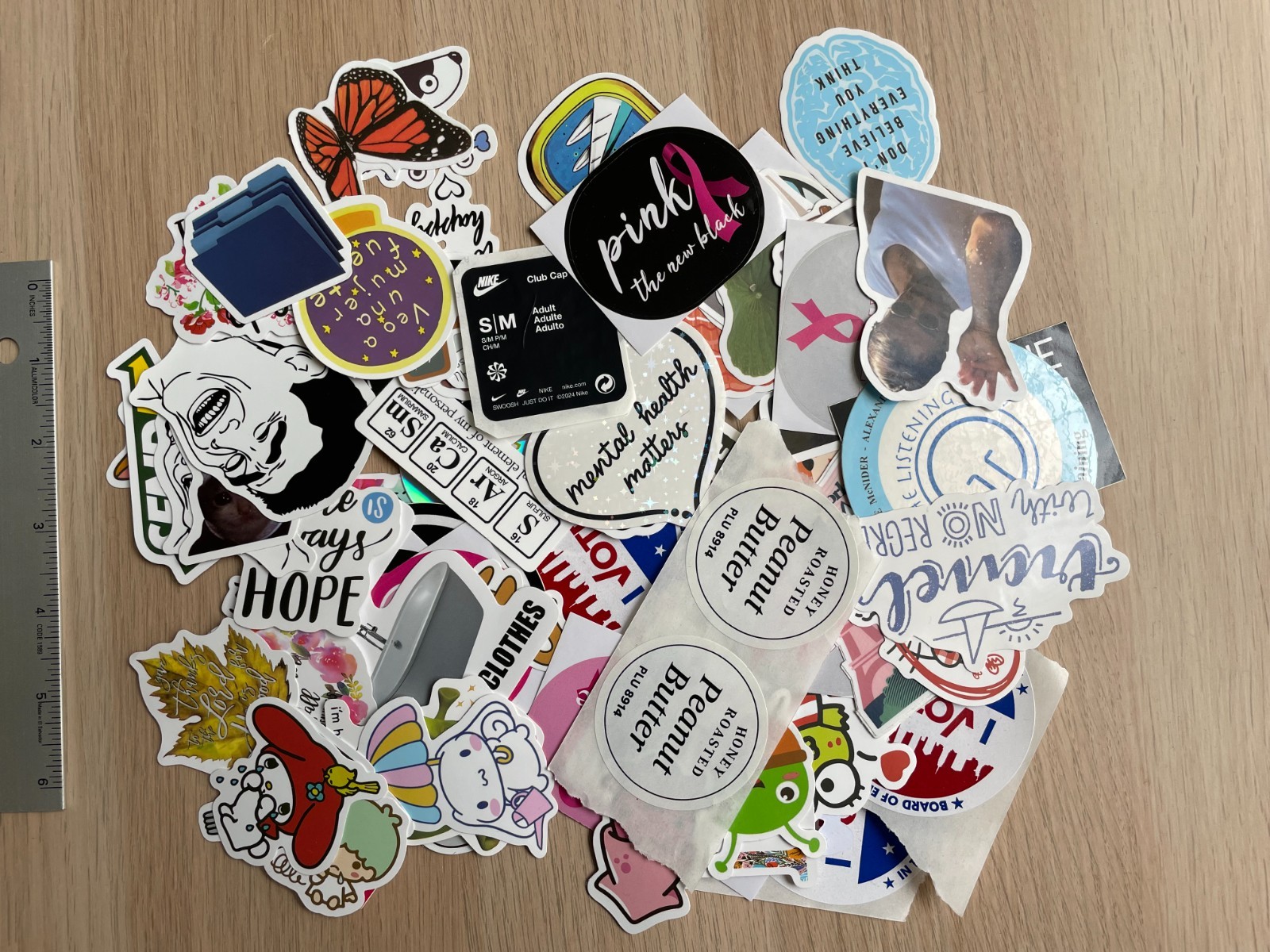 Assorted Stickers Various Decals collection of mixed brands