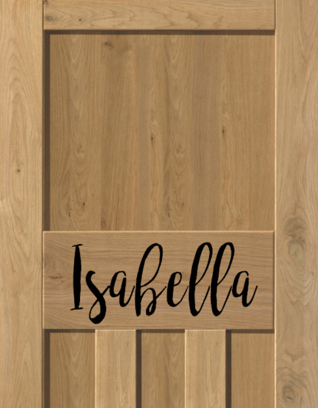Custom Name Wall Door Sticker Personalized Removable Vinyl Decal 12cm to 26cm