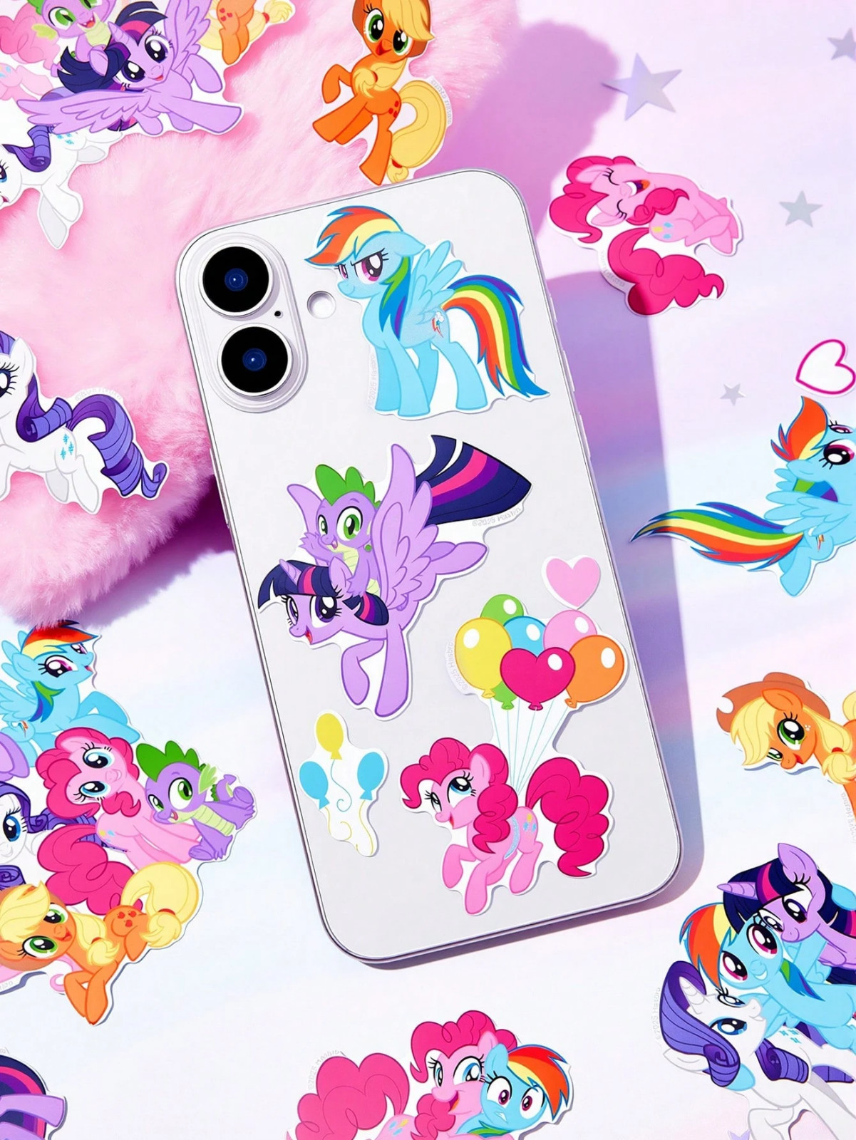 My Little Pony Kawaii Y2K Party Cute Decorations Adhesive Stickers – Pack of 56