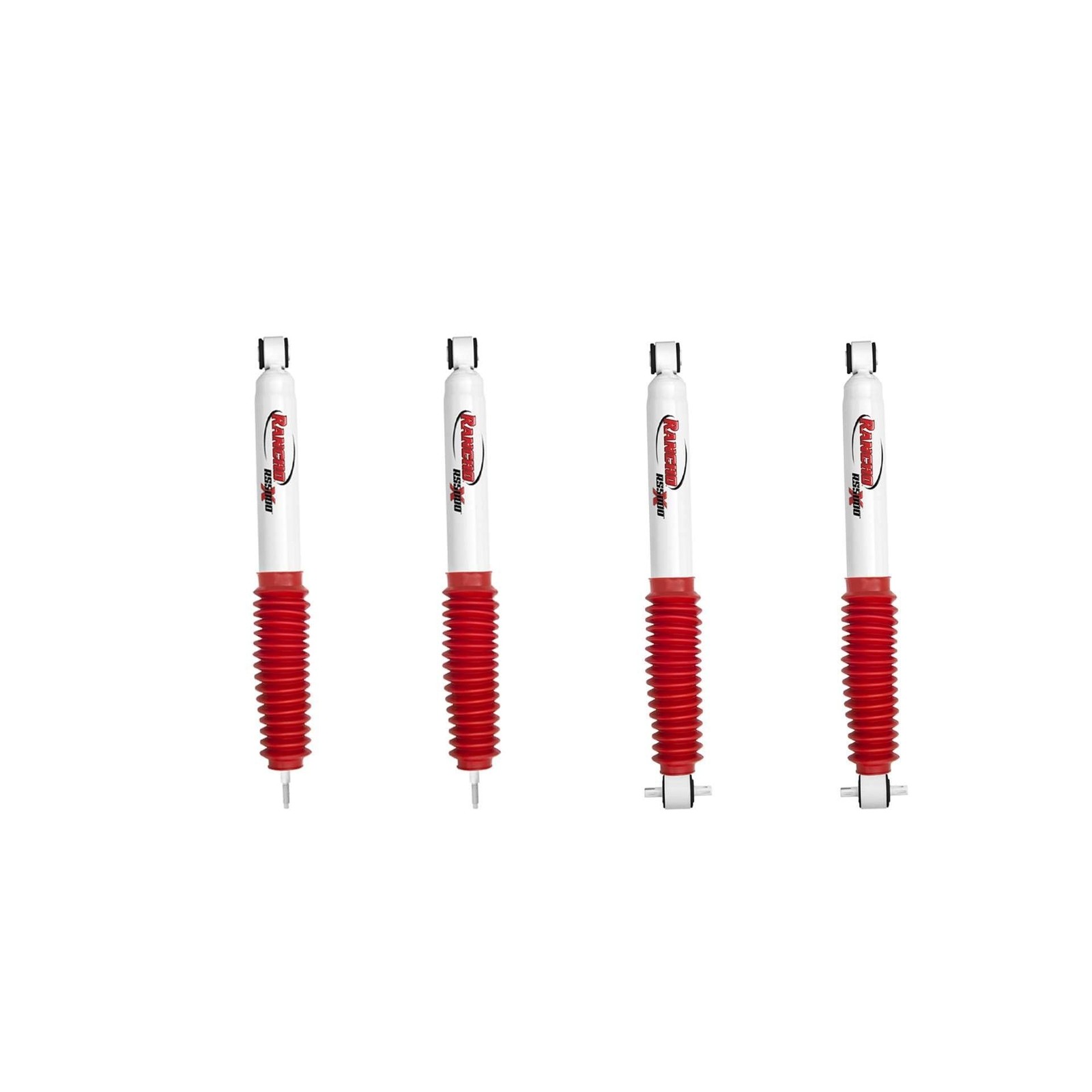 Rancho RS5000X Gas Shocks Set 2007-2018 for Jeep Wrangler 4WD JK