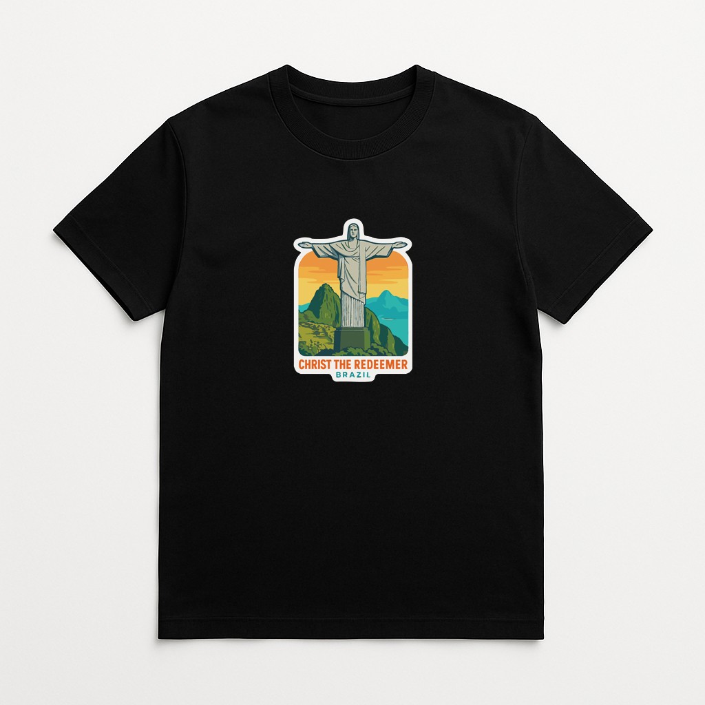 Christ the Redeemer Brazil Iron On Heat Transfer Vinyl HTV Die-Cut Symbolic