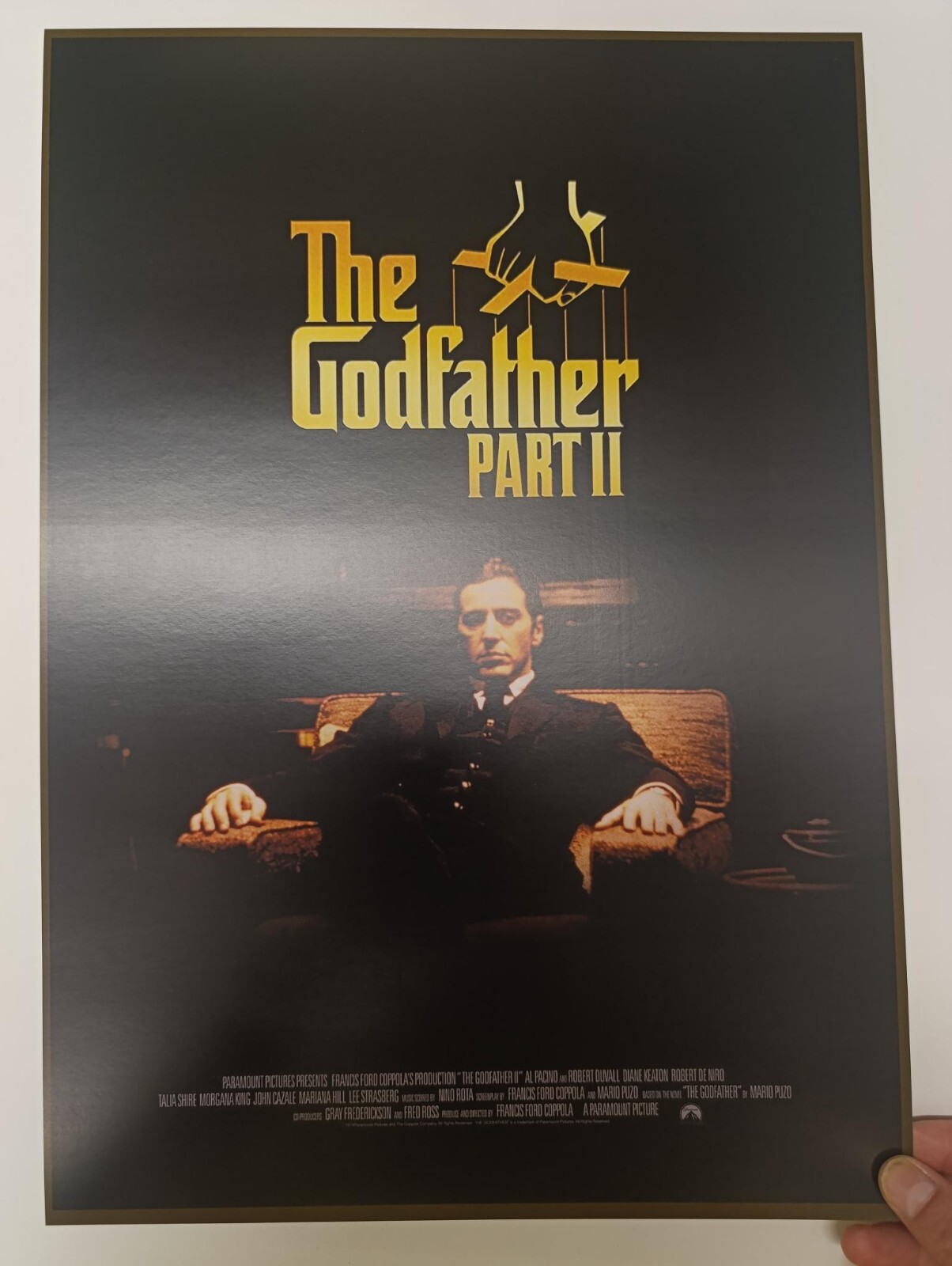 The Godfather Cult Movie Poster – Marlon Brando, Al Pacino, Coppola
