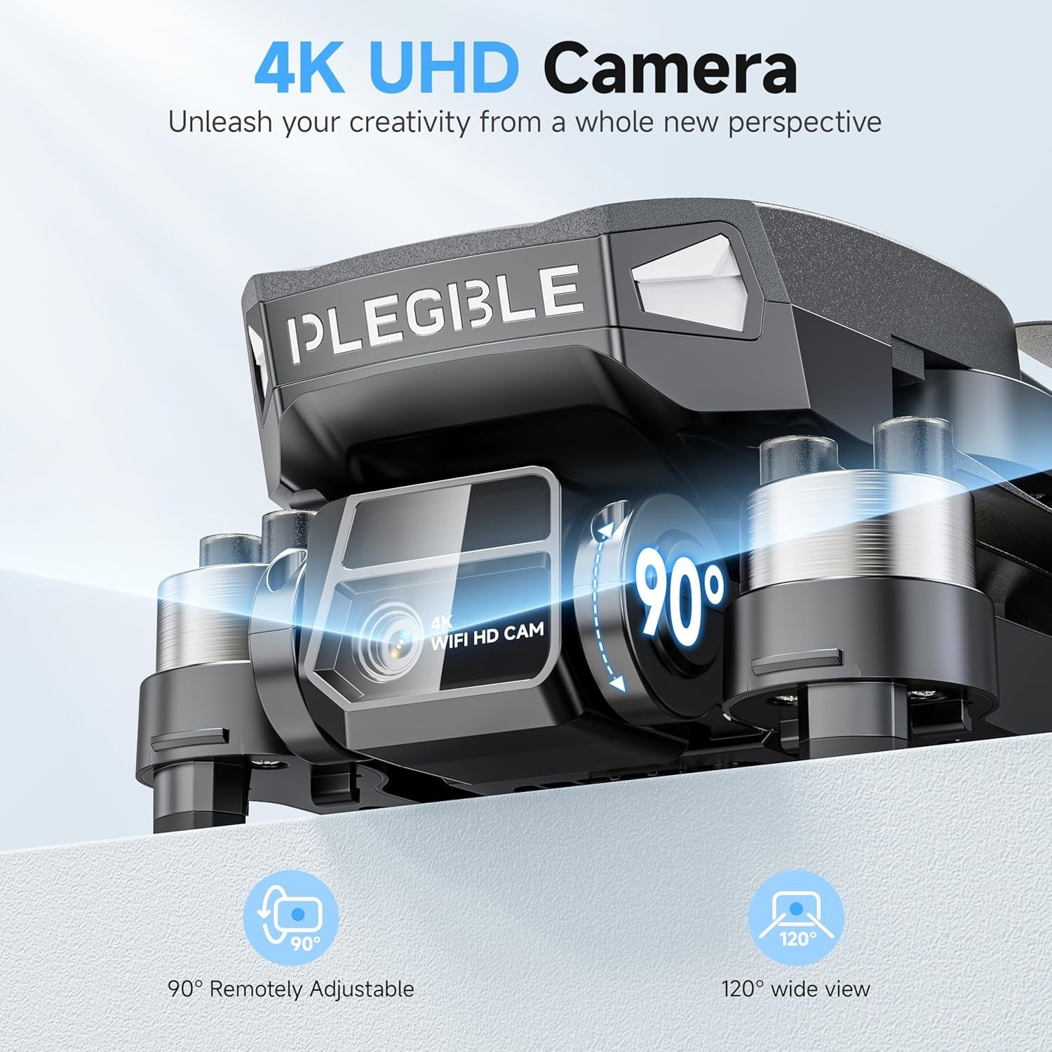 Drones with Camera for Adults 4K Brushless Motor Drone for Kids Beginners, FP…