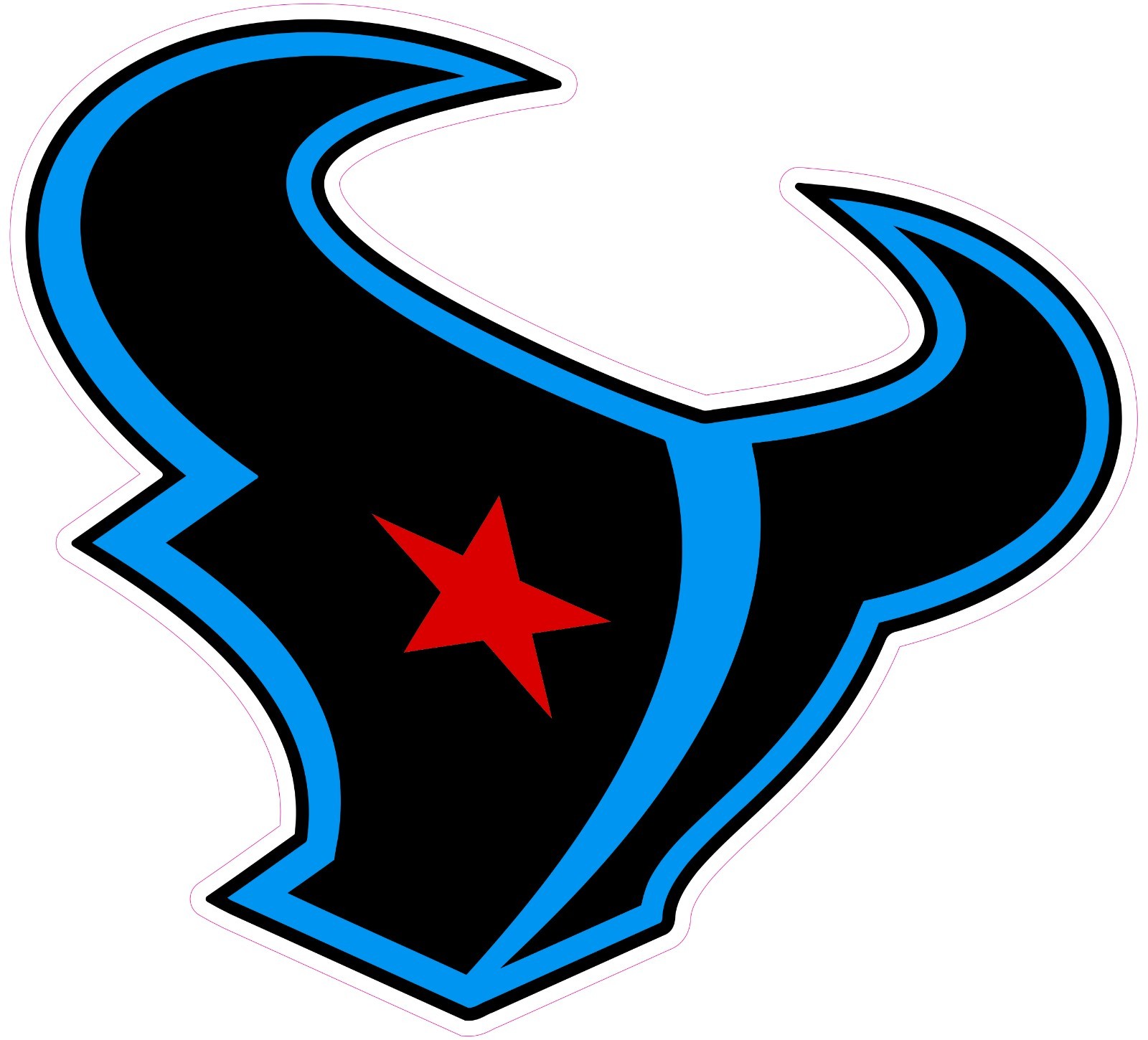 Houston Texans H Football Vinyl Decal Sticker Car Truck Bumper Tumbler Mug