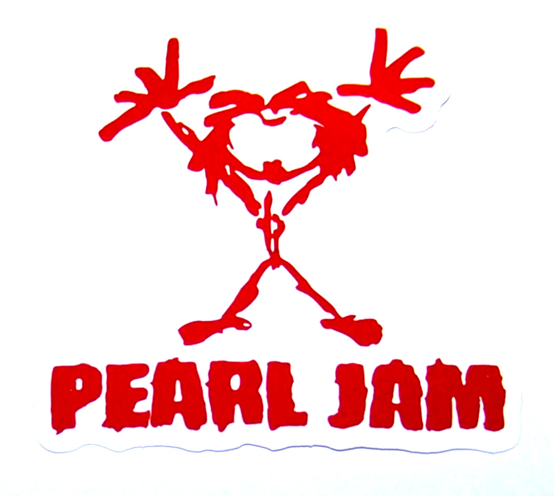 PEARL JAM Die Cut Sticker Decal Music Band Rock Seattle Grunge Vedder Pearl Jam