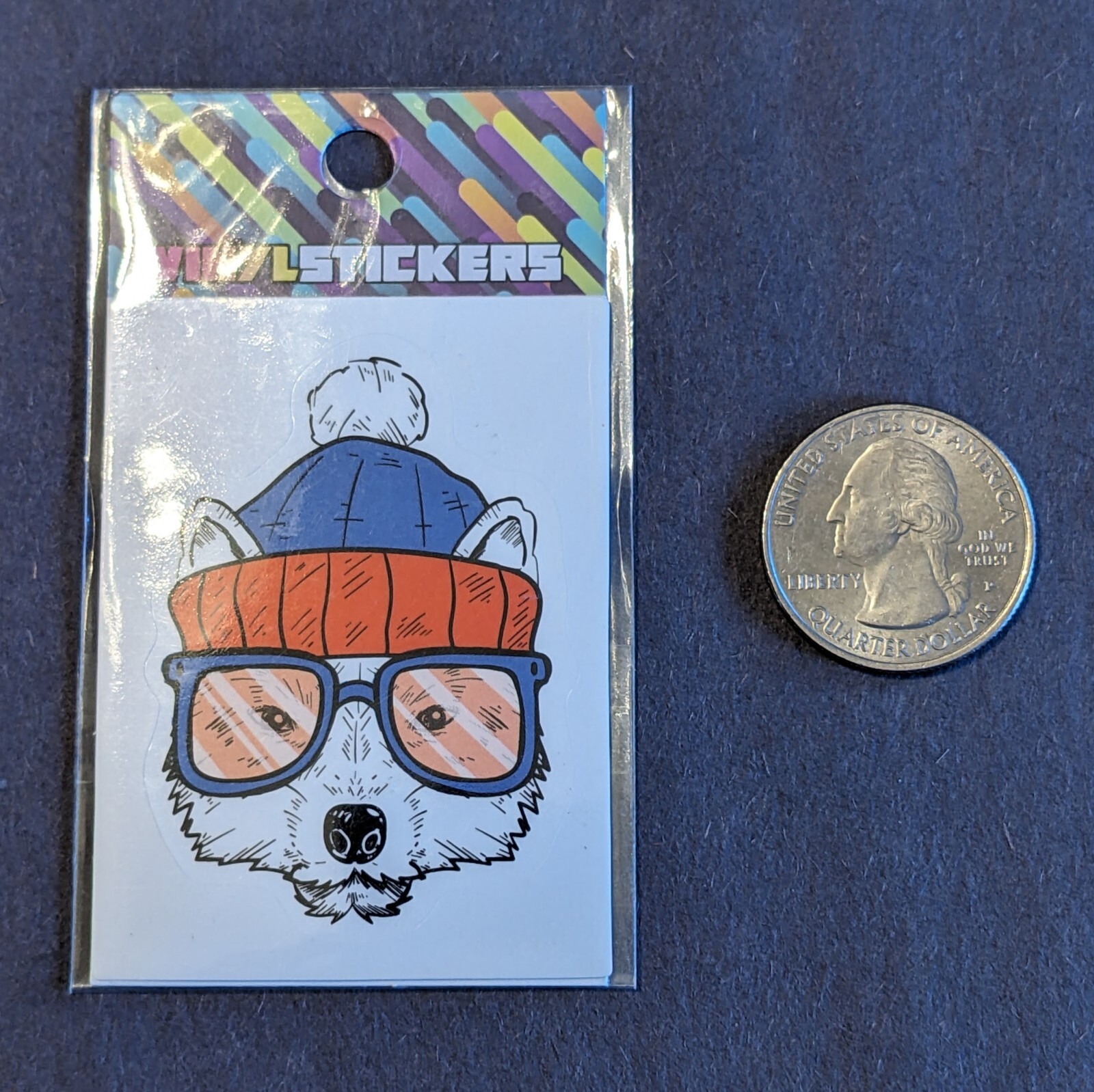 The Beard Abides Vinyl Sticker UV & Weather Resistant 1.13/16 x 2.5 inches