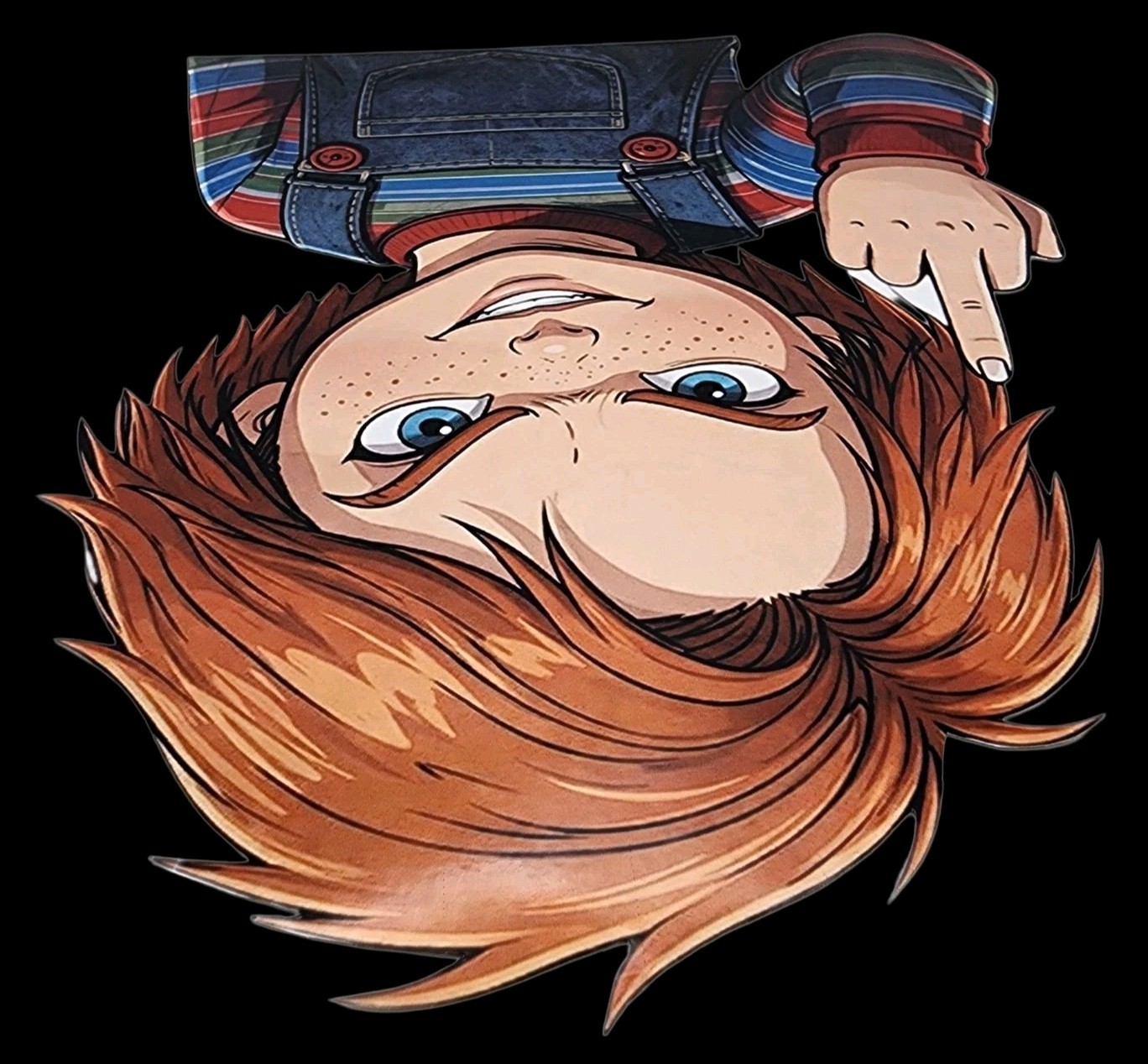 Bride Of Chucky Charles Lee Ray Inspired Waterproof Car Decal Vinyl Sticker
