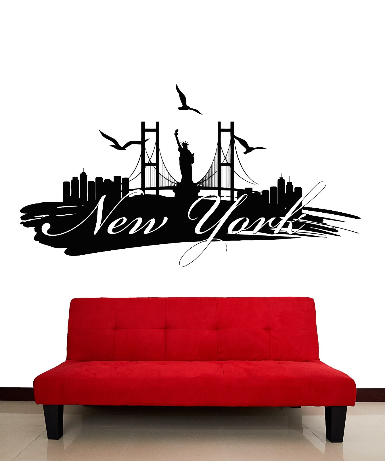 Wall Stickers Vinyl Decal New York Big Apple City USA Decor (z2069)