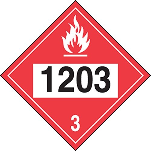 NMC NMC Hazard Class 3 "1203" (Gasoline) 4-Digit DOT 1 Count (Pack of 1)