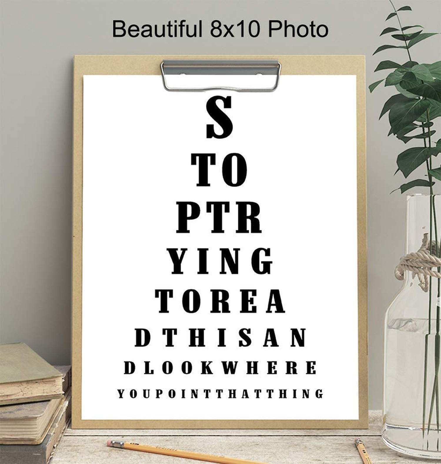 Bathroom Art Print – Funny Typography Wall Art Poster – Chic Modern Home Deco…